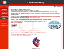 Tablet Screenshot of cardiacengineering.com